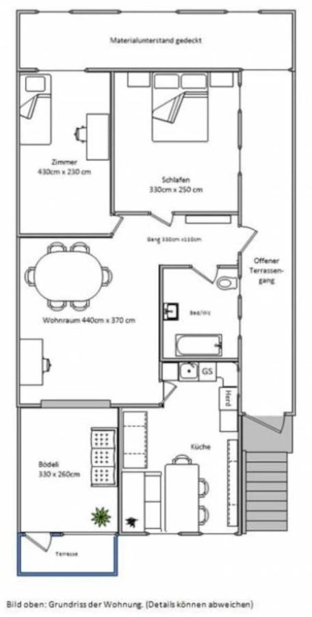 Schoene Ferienwohnung Mit Seeblick 图恩 外观 照片